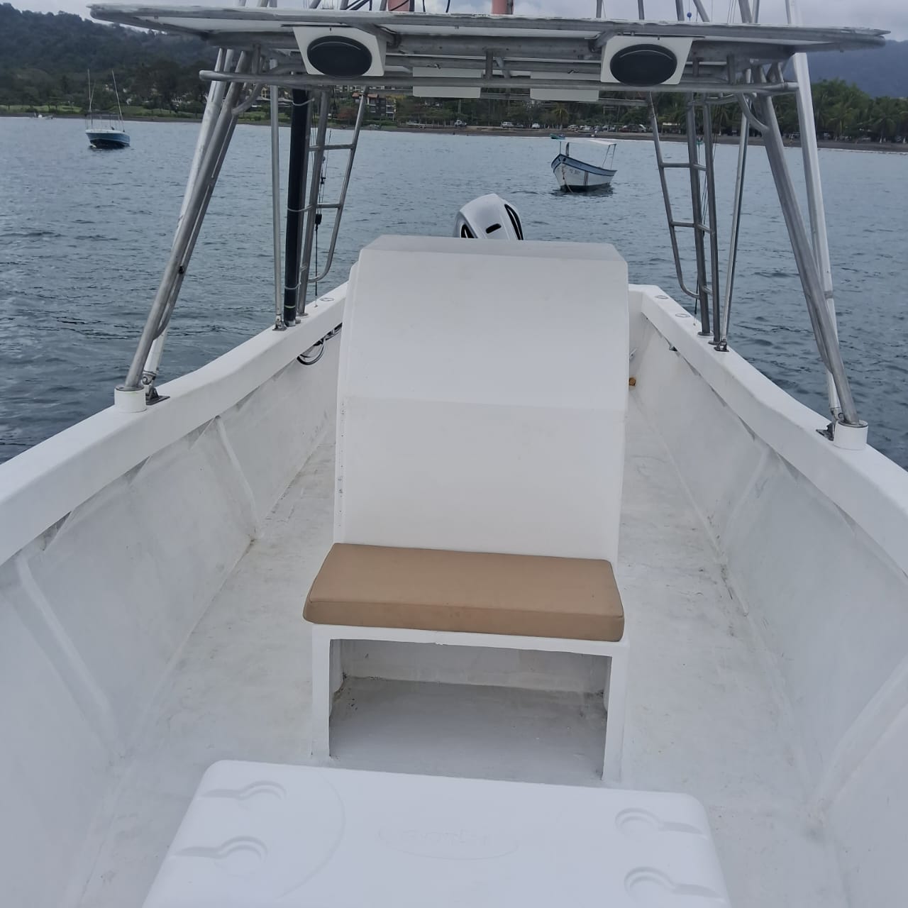 Fishing cockpit and rod holders